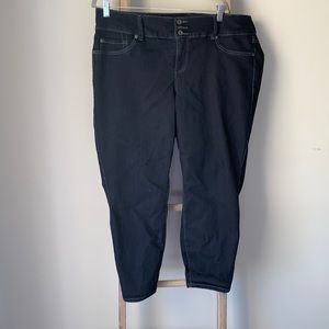 TORRID Dark Blue Straight Leg Skinny Jeans, Size 20